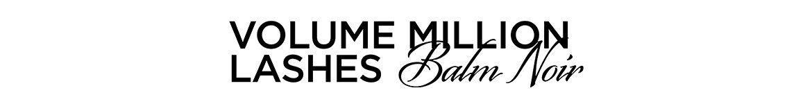 Volume Million Lashes Balm Noir Logo